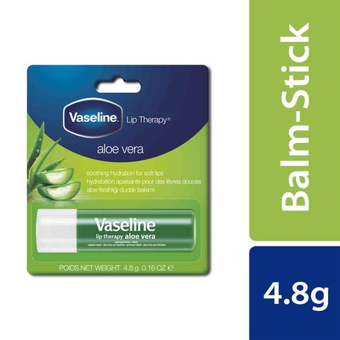 Vaseline Lip Therapy Aloe Vera Balm Stick Green 4.8g