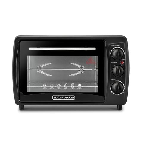 Buy Black Decker Toaster Oven With Double Glass And Rotisserie 19L