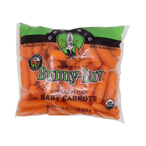 Organic Baby Carrots 340g