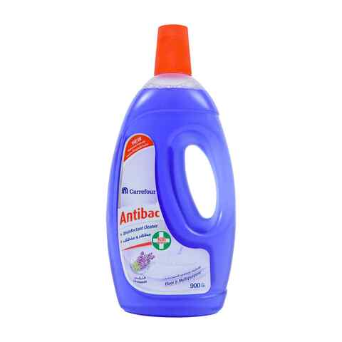 Buy Carrefour disinfectant cleaner floor  multipurpose 4 in 1 lavender 900 ml in Saudi Arabia