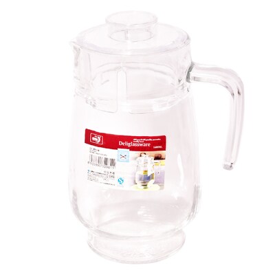 clear transparent 1.6l acrylic pitcher plastic