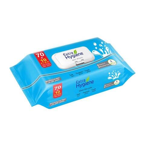 Hygiene Wet Wipes Cool Water - 80 Wipes