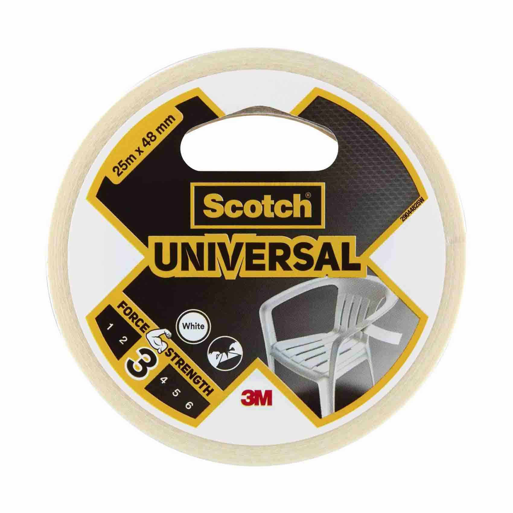Scotch® Universal Duct Tape, Silver, 50m x 48mm