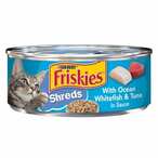 اشتري فريسكس شريدز أكل للقطط بنكهة السمك البحري الأبيض & تونا في الصوص 156غ في الكويت