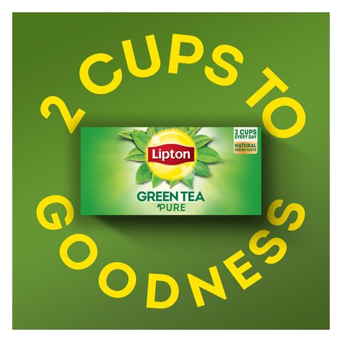 Lipton Green Teabags, lemon, 25 Bags