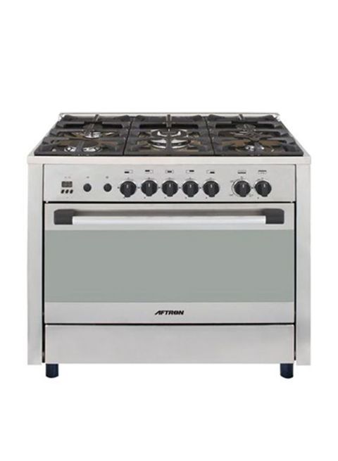 AFTRON 6 Burners Gas Cooker AFGR9060FESD Silver