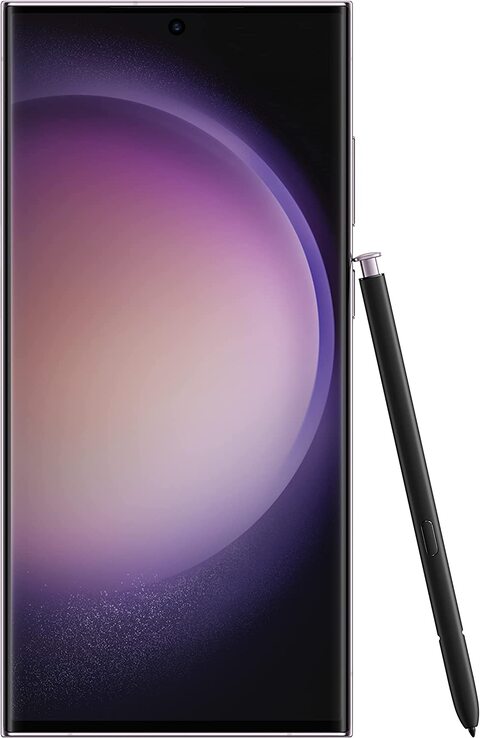 Samsung Galaxy S23 Ultra, Dual SIM, 512GB, 5G, Lavender - Middle East Version (Non UAE)