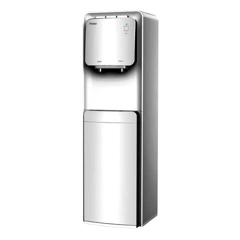 Haier Ylr-1.5-jxr-12 Hot And Cold Water Dispenser With Refrigerator Silver