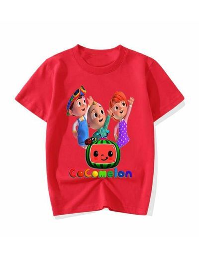 Cocomelon First Birthday T-shirt Red (3-4 Year)