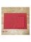Ribbed 8-Piece Placemat And Napkin Set Red 18X12Inch
