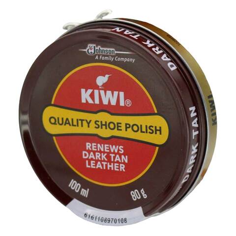 Buy Kiwi Quality Shoe Polish Dark Tan 100ml Online - Carrefour Kenya