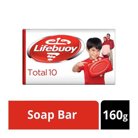 Lifebuoy Total 10 Bar Soap Red 160g