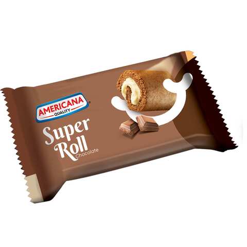 Americana Swiss Roll- Chocolate Super Roll 60g