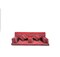 Comfy 7pcs Folding Arabic Majlis sofa set - Red/Rlack Multicolor