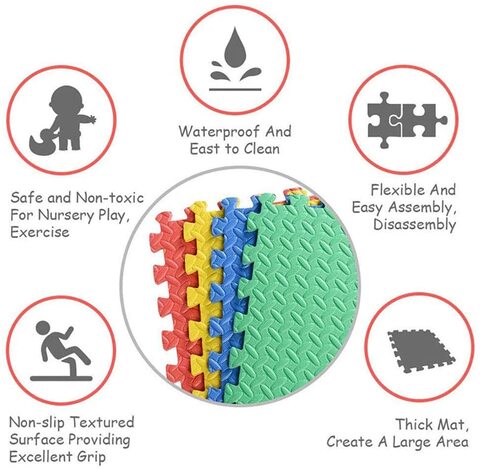 Shop Naor EVA Foam Interlock Puzzle Mat Floor Mat for Kids