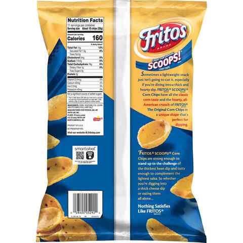 Fritos Scoops Corn Chips 311.84g