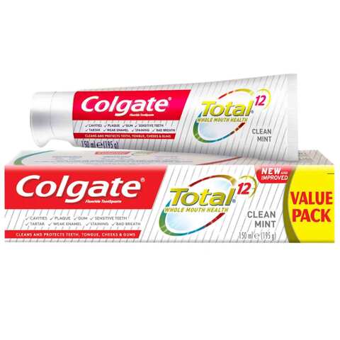 Colgate Toothpaste Total Whole Mouth Health Clean Mint 150 Ml