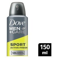 Dove Men + Care Sport Anti-Perspirant Deodorant Clear 150ml