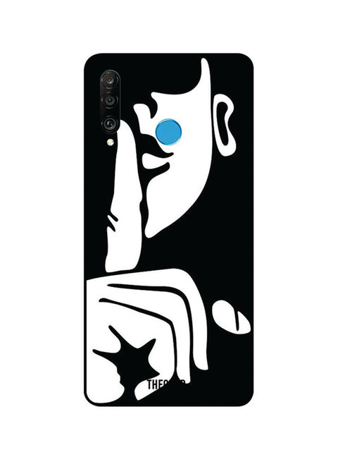 Theodor - Protective Case Cover For Huawei P30 Lite Black/White