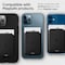 Spigen Valentinus Magnetic Wallet Card Holder designed for MagSafe Compatible with iPhone 12 Mini/iPhone 12 / iPhone 12 PRO and iPhone 12 Pro MAX - Black