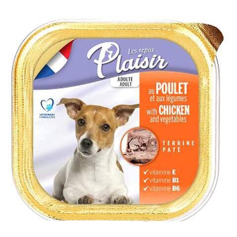 Plaisir Pate Chicken Dogs Food 150g