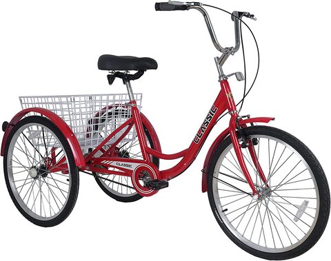 Red deals adult tricycle