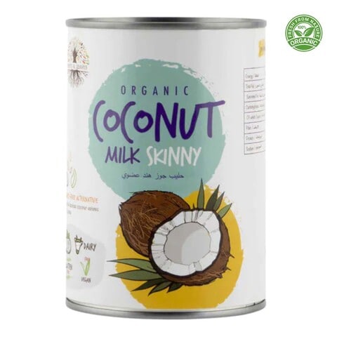 Leaves &amp; Root Organic Skinny Coconut Milk 400ml