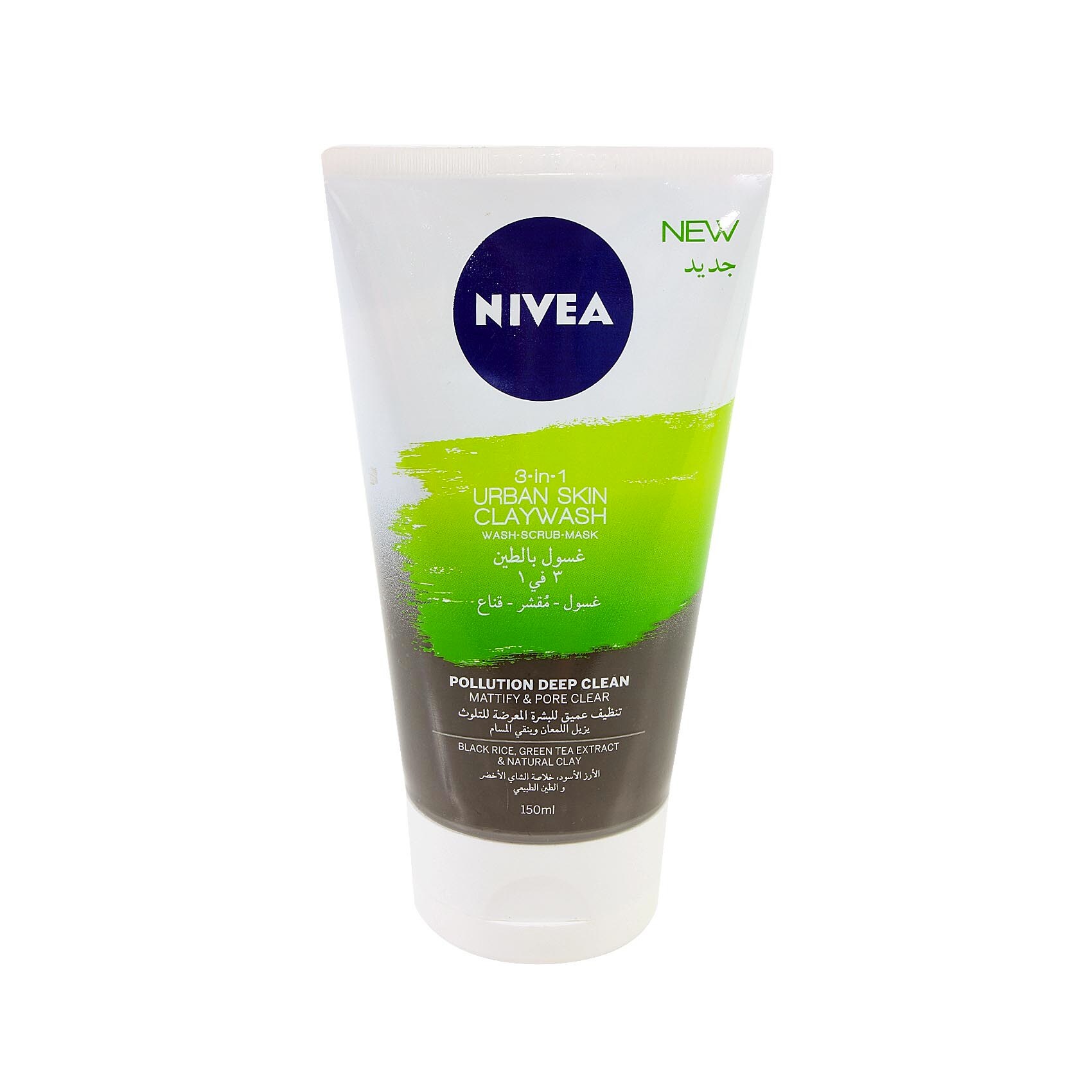 Buy NIVEA 3in1 Urban Skin Detox Clay Wash 150ml