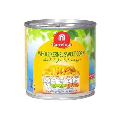 Carrefour Whole Kernel Sweet Corn 180 Gram