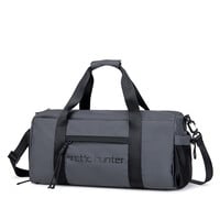 Arctic Hunter 25L Premium Gym Bag Water Resistant Duffel Bag with Shoe Compartment and Detachable Shoulder Straps for Men and Women LX00537 Grey