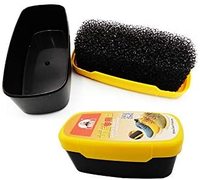 BIKI Suede Nubuck Cleaning Sponge (Instant Shoe Shine Sponge), Specially Used for Suede Footwear, Very Effective and Useful (Pack of 1).
