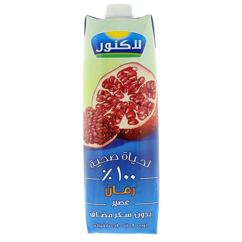 Lacnor Healthy Living No Added Sugar Pomegranate Juice 1L