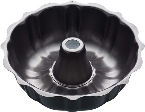 10 inch Bundt Fluted Non Stick Cake Pan Round Mold Leakproof Bakeware Oven