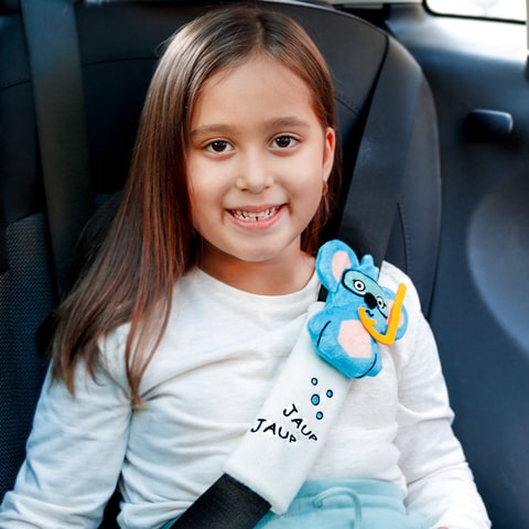 Seat belt store pillow for kids