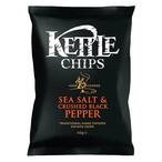 Buy Kettle Sea Salt And Crushed Black Pepper Potato Chips 40g in UAE