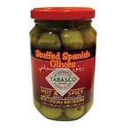 Buy Tabasco Stuffed Spanish Olives Hot And Spicy 340g in Saudi Arabia