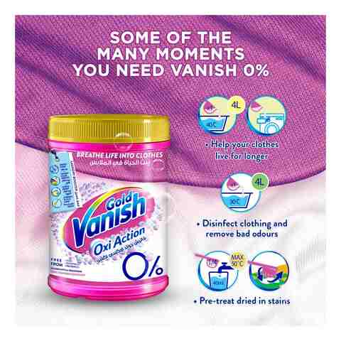 Vanish Gold Oxi Action Powder Fabric Stain Remover 500g