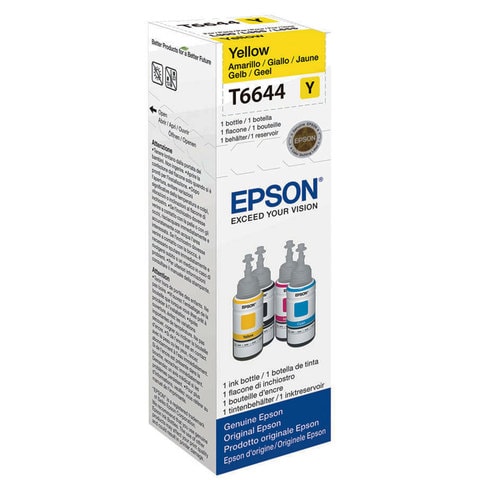 Epson Ink Bottle T6644 Yellow 70ml