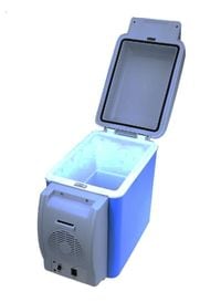 Generic Portable Car Compact Refrigerator 7.5L K7085-1 Blue/White