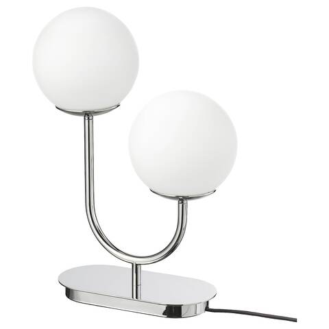 White glass lamp sales globe