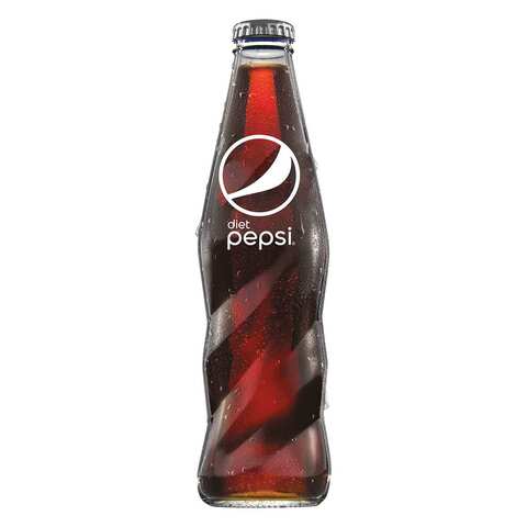 Diet Pepsi, Carbonated Soft Drink, Glass Bottle, 250ml