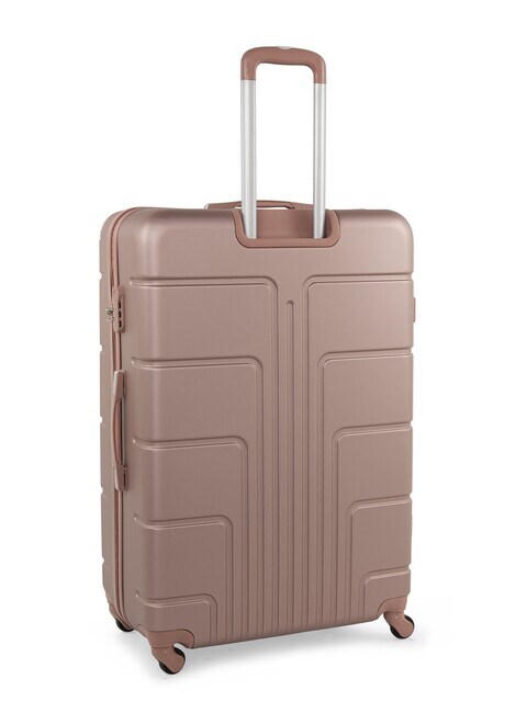 Rose gold cheap hard case suitcase