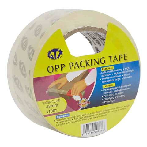 GTT OPP Packing Tape Clear 48MMx10Y