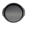 Generic Nonstick Deep Pizza Pan 9 Inch, Round Baking Tray, Anti-Scalding Wide Rim Pizza Pan For Oven, Black