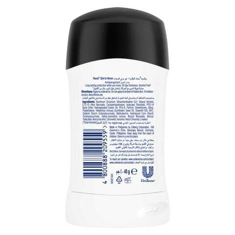 Rexona Women Antiperspirant Deodorant Stick Antibacterial + Invisible 40ml