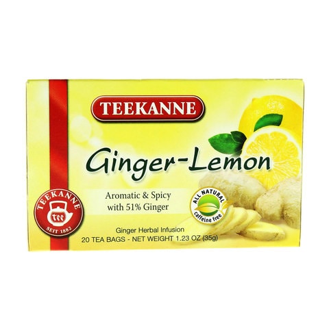 Teekanne Aromatic &amp; Spicy Ginger Lemon 35g