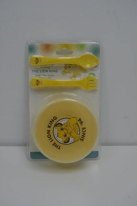 Disney Lion King Feeding Set TRHA2111 Yellow Pack of 3