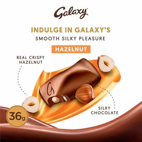 Galaxy Hazelnut Chocolate Bar 36g