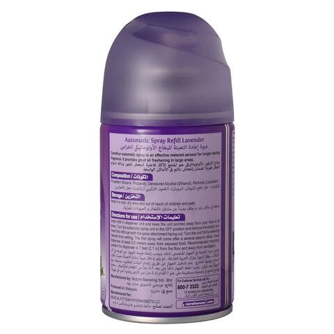 Carrefour Air Freshener Automatic Spray Refill Lavender Clear 250ml