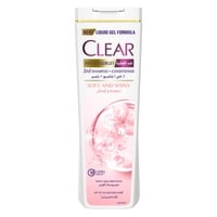 Clear Women 2 in 1 Anti-Dandruff Shampoo and Conditioner Soft &amp; Shiny 400ml